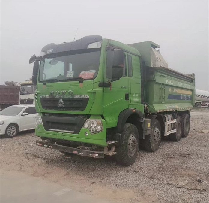 Howo 8x4 Four Axles Used Dump Truck Tipper With 375HP 317HP For Sale