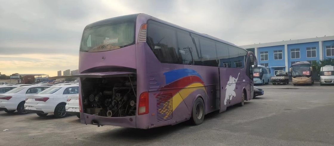 2012 Year 53 Seats Used Coach Bus Yutong ZK6129HD With Cummins Diesel Engine Double Door