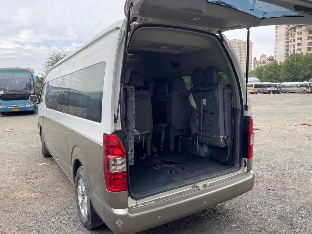 Chinese Brand Hiace 18seats Used Mini Van 3TZ Engine Gasoline 2016 Jinbei Hiace