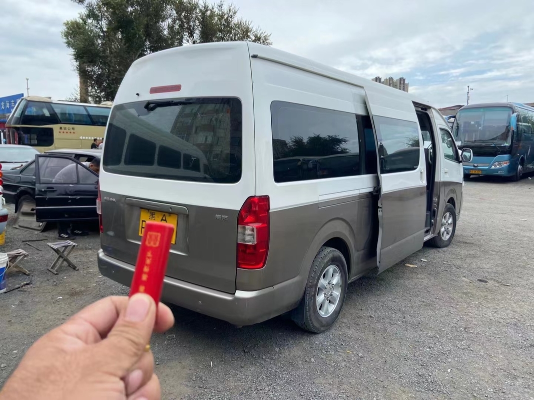 2016 Year 18 Seats Used Mini Bus Gasoline JINBEI Hiace 3TZ Engine No Accident In Good Condition