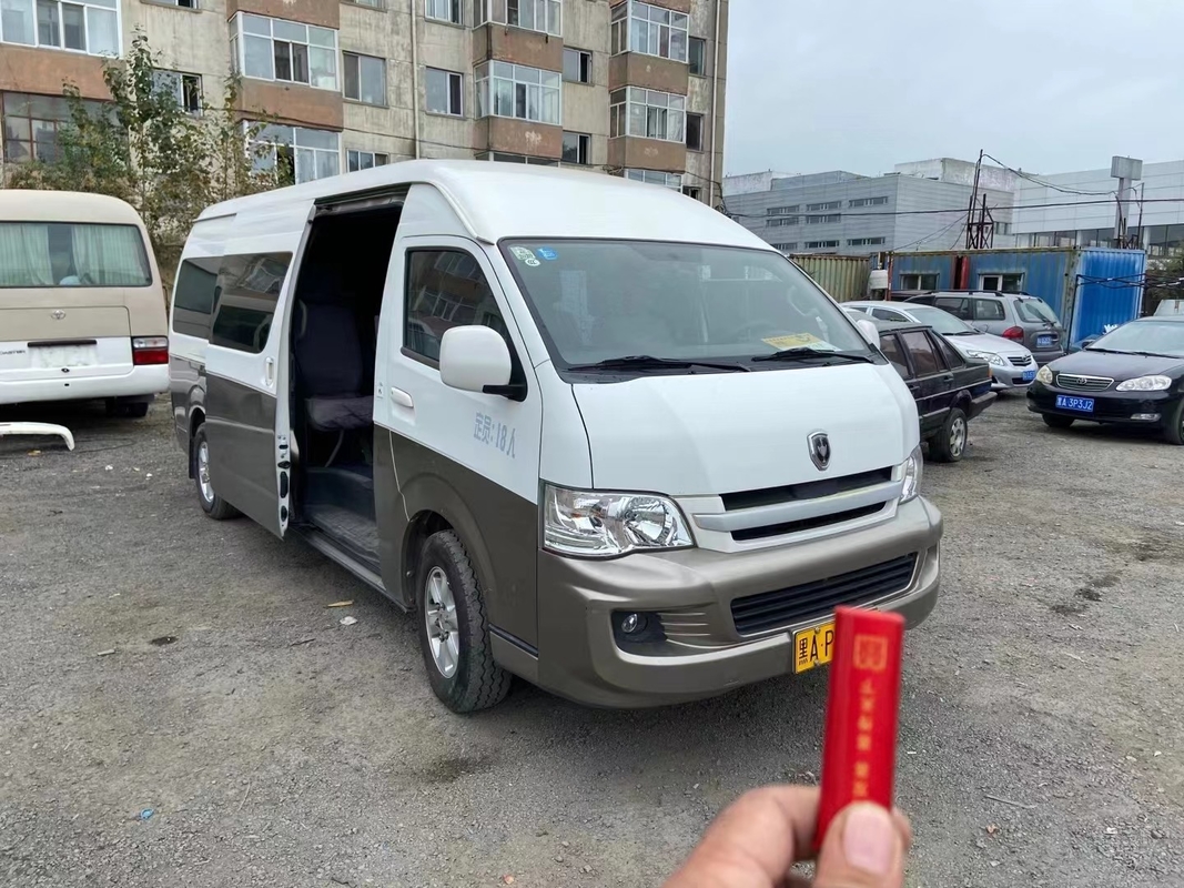 2016 Year 18 Seats Used Mini Bus Gasoline JINBEI Hiace 3TZ Engine No Accident In Good Condition