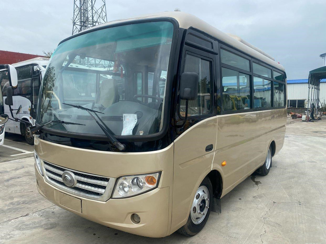 Zk6608d Used Mini Bus Yuchai Engine 85kw Yutong Coach Euro IV Left Hand Drive