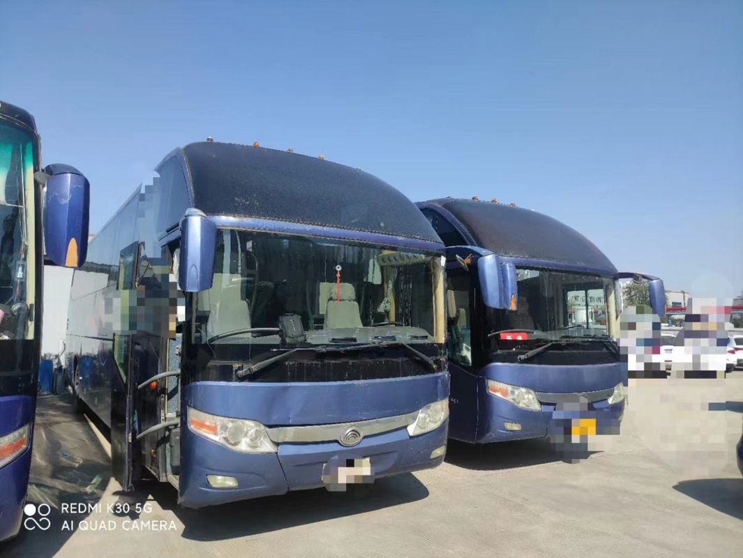ZK6127 55 Seats Used Yutong Bus 2014 Year Weichai Engine With Leaf Spring Suspension
