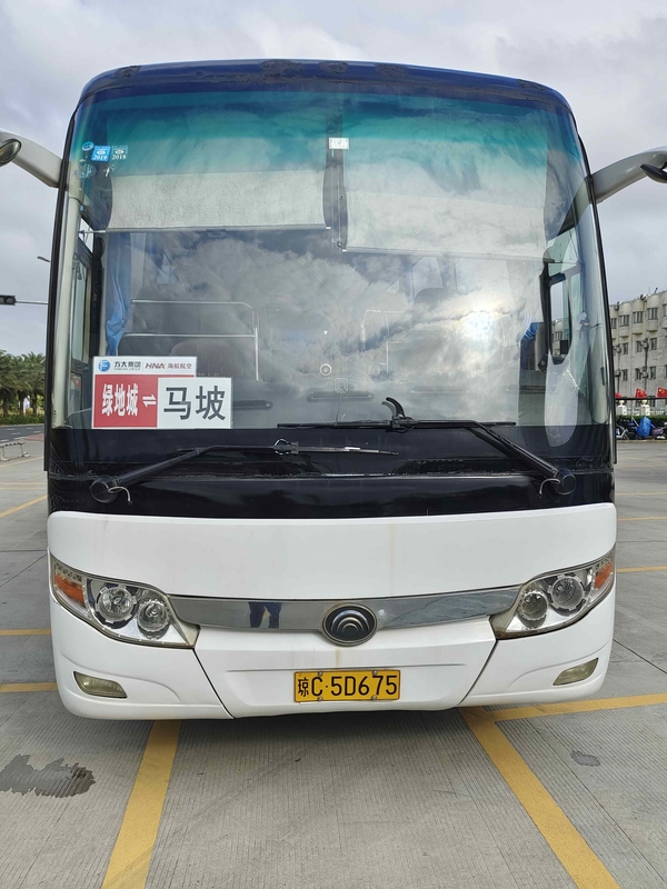 2015 Year 55 Seater Used Yutong Bus Zk6122 LHD Diesel Engine Double Door