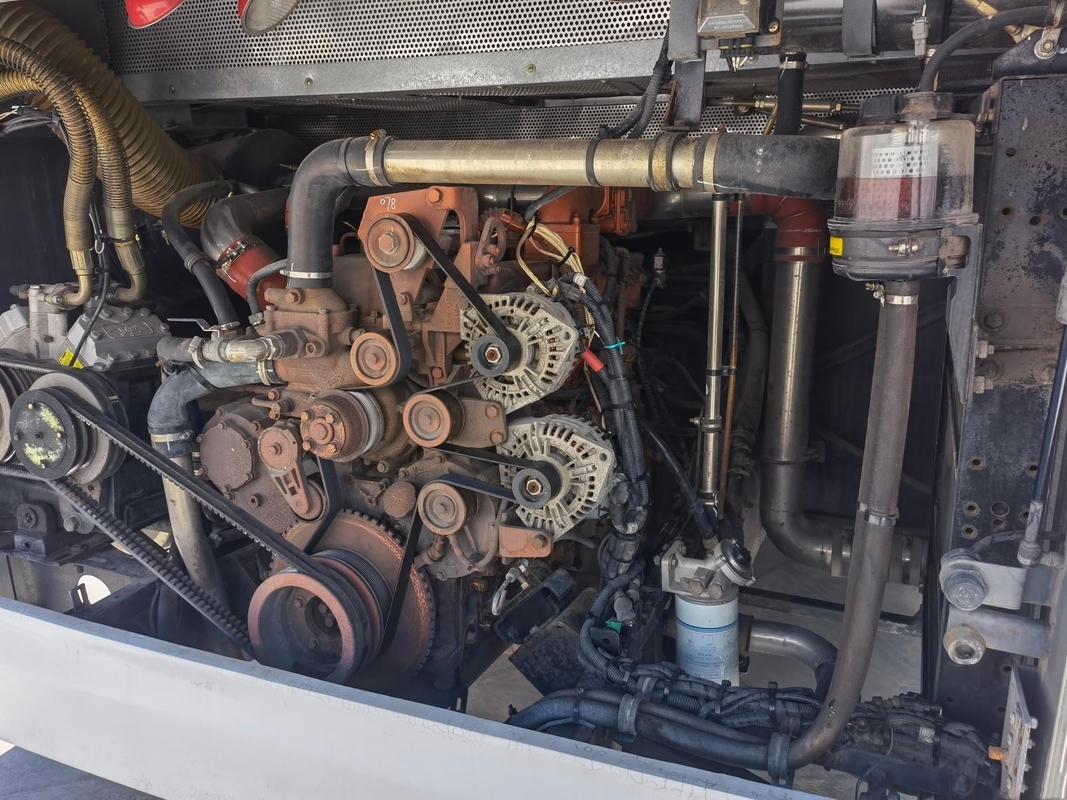 Fo Ton Bus Air Conditioning BJ6120 Used Coach Bus LHD Rear Engine 50 Seat
