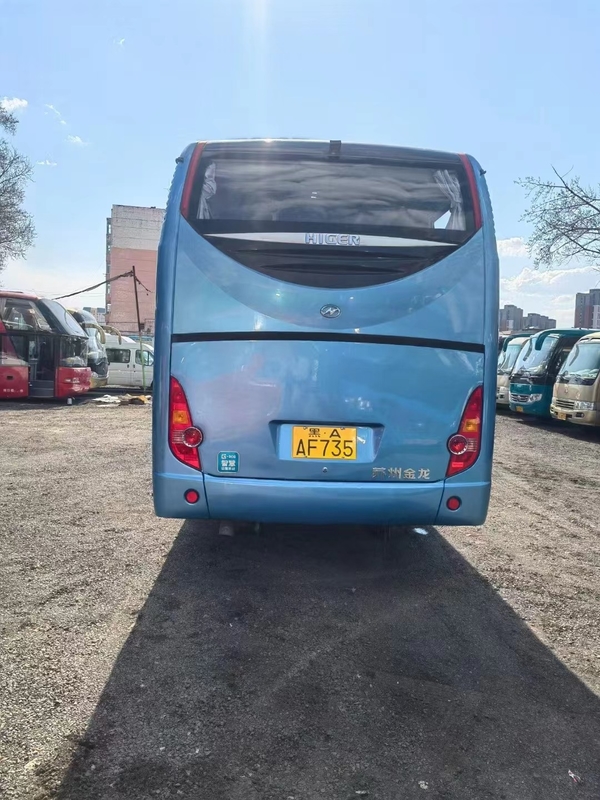 2015 Year 35 Seater Used KLQ6898 Coach Bus LHD Steering Diesel Engine Long Distance Transportation