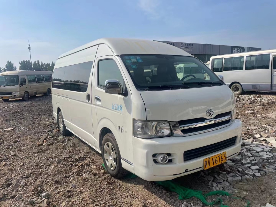 2017 Year 13 Seats Used Toyota Hiace Mini Bus With Front Engine Manual Transmission