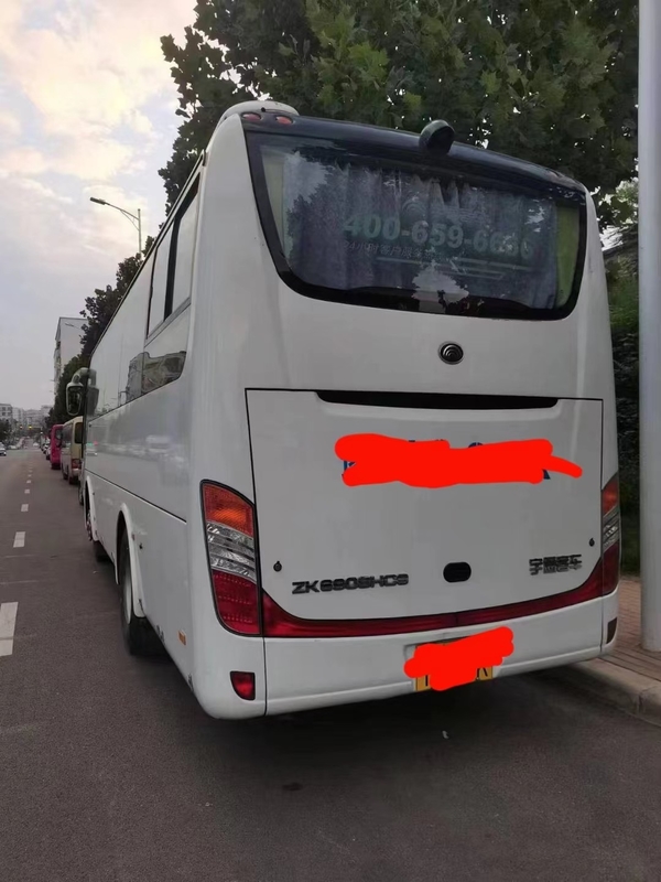 2015 Year 39 Seats Second Hand Yutong ZK6908 Bus LHD  Steering For Transportation