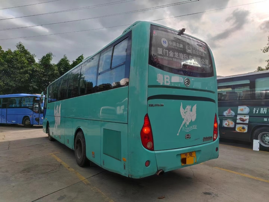 2015 Year 49 Seater Used Golden Dragon Bus XML6113 Second Hand Coach LHD With Luxury Inside