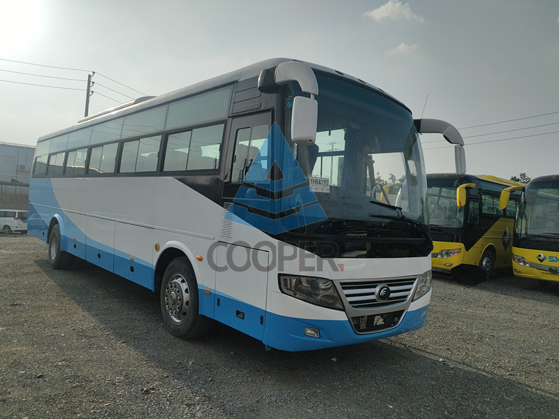 2014 Year 53 Seater Yutong Used Bus ZK6112D RHD Steering New Seat Air Conditioner