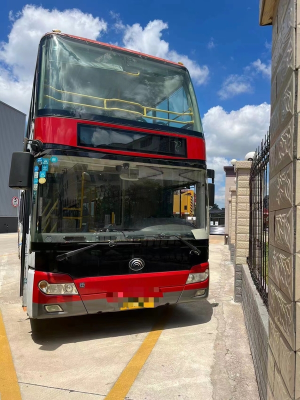 Zk6116HG Used Travel Bus Yutong 86/78 People Second Hand City Bus Double Deck