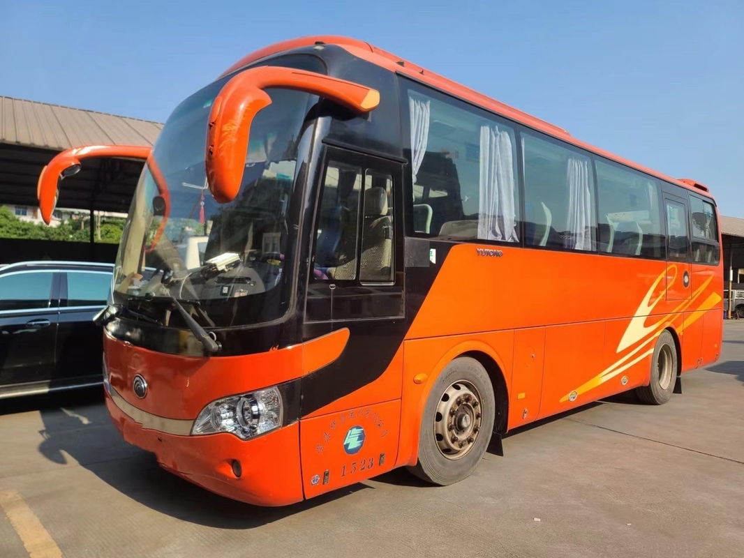 Zk6908 Yuchai Engine Used Yutong Short Bus Air Bag Suspension 38 Seater Left Steering