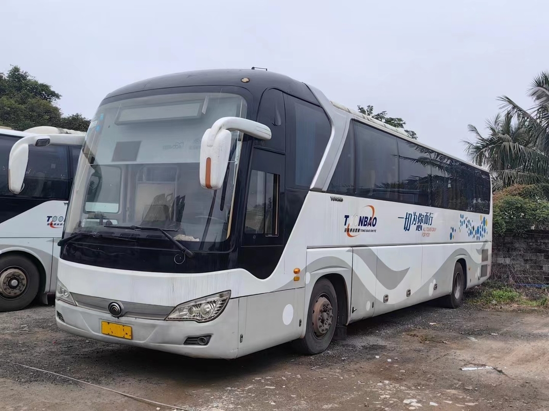 Old Coach Bus 55seats Young Tong Bus ZK6122 Yuchai Engine 243kw 2014-2016 4buses In Stock
