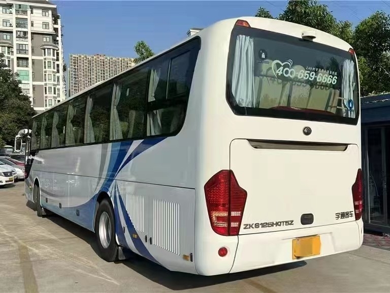 Used Transit Bus Yutong 55seater Used RV Bus ZK6125 Double Doors Air Bag Suspension
