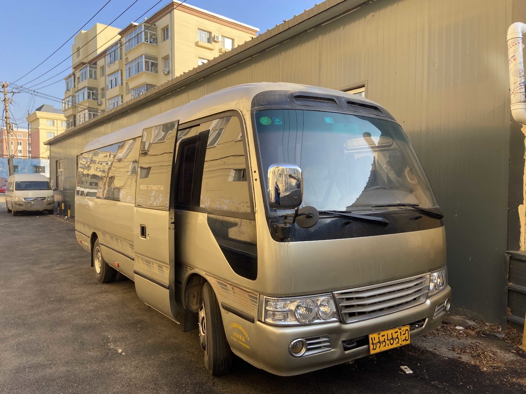 Used Mini Vans Toyota Coaster 29seats Diesel Engine 2nd Hand Mini Bus 1HZ engine
