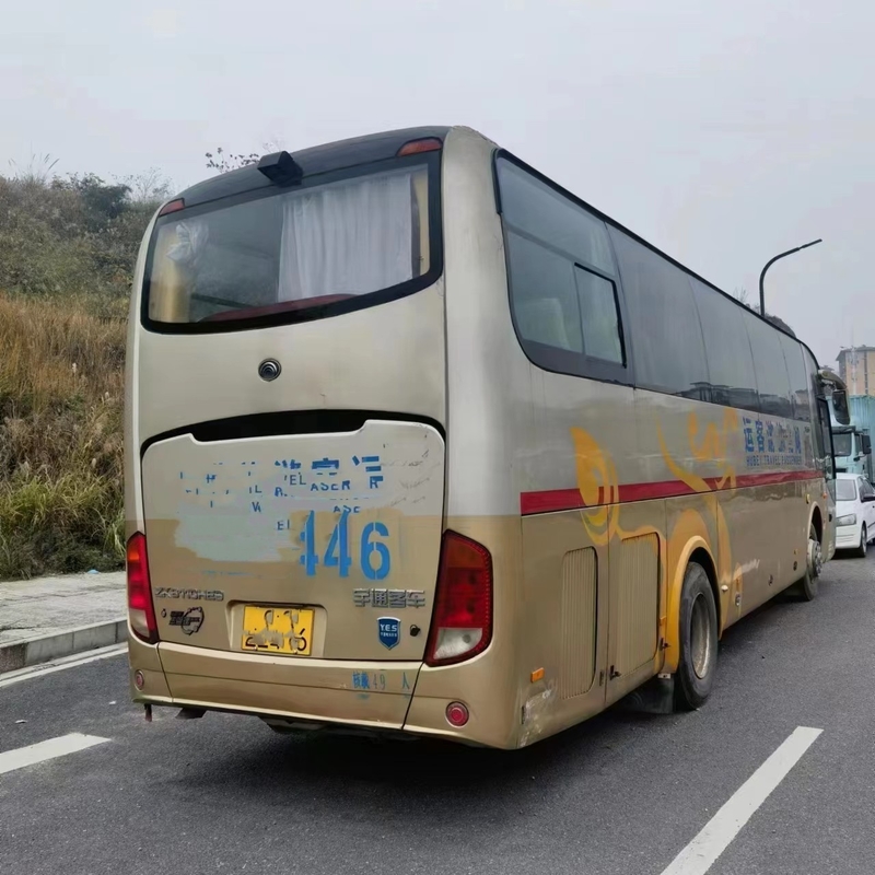 2nd Hand Coach ZK6110 Brand Yutong 49seater Used Travel Bus Single Doors Yuchai Engine