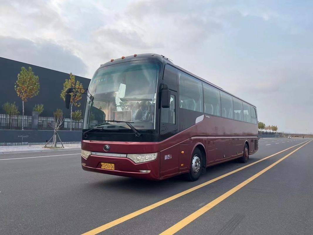 Second Hand Tourist Bus 12m Lenght Yutong ZK6122 Leaf Spring Suspension Left Used Coach
