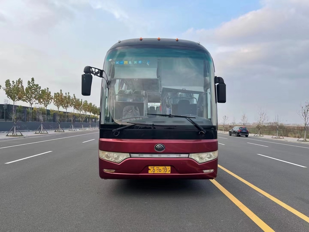 Second Hand Tourist Bus 12m Lenght Yutong ZK6122 Leaf Spring Suspension Left Used Coach