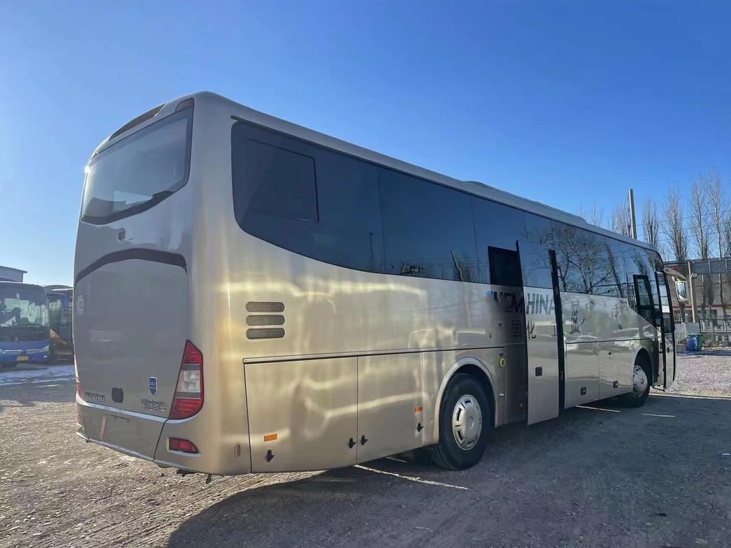 Used Luxury Buses 51seats Coach Two Doors Left Hand Drive Yutong Brand Weichai Rear Engine