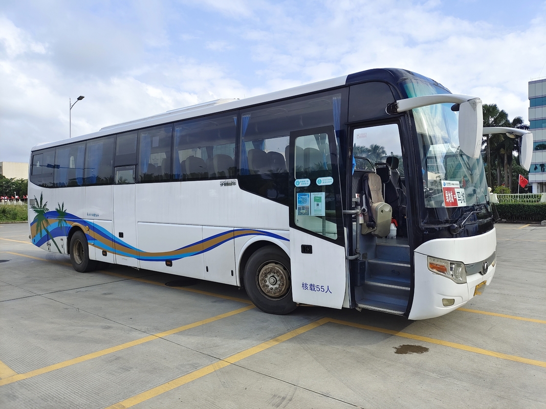 55 Seats 2nd Hand Buses Yutong Brand Transport Bus For Africa Diesel Rear Engine Coaches