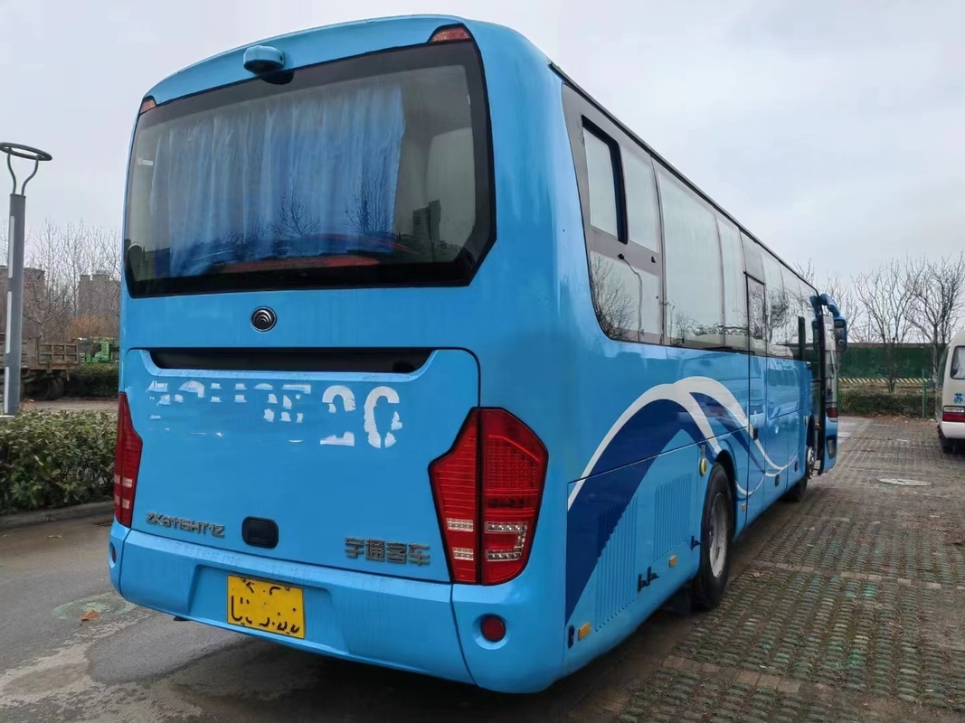 Used Coach Bus Double Glass Yutong Zk6115 60seats Yuchai Engine Two Doors With Air Condition
