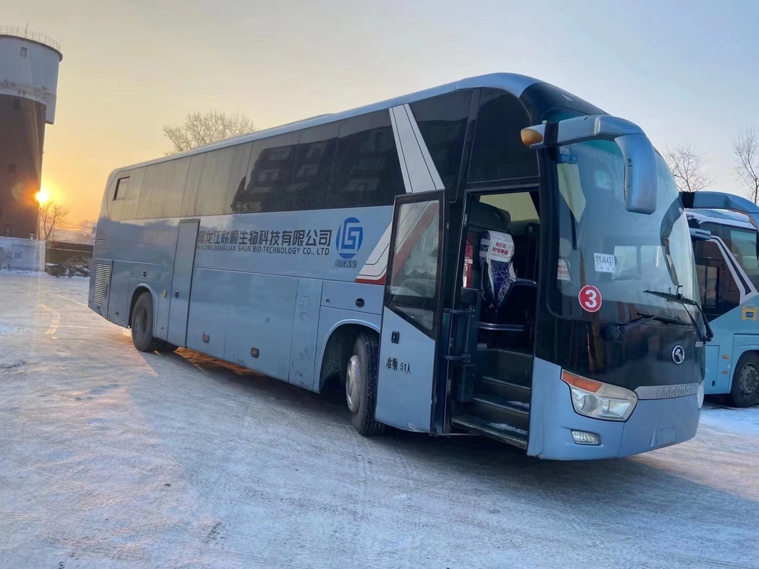 Used Coach Bus 2014 Year 51 Seats Used Kinglong XMQ6128 Bus Team Travel Bus For Africa