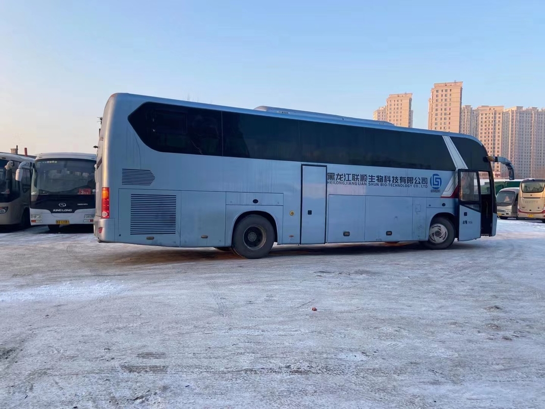 Used Coach Bus 2014 Year 51 Seats Used Kinglong XMQ6128 Bus Team Travel Bus For Africa