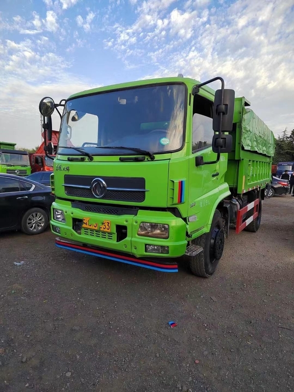Left Used Dump Truck Dongfeng Brand 4x2 Dumper Used Light Duty Dump Trucks