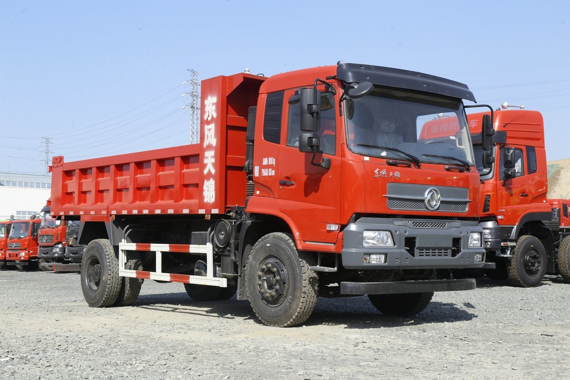 2nd Hand Dump Trucks Good Condition 8 - 10 Tons Dongfeng Brand 4x2 Light Trucks 160hp