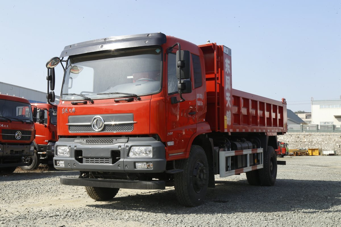 2nd Hand Dump Trucks Good Condition 8 - 10 Tons Dongfeng Brand 4x2 Light Trucks 160hp