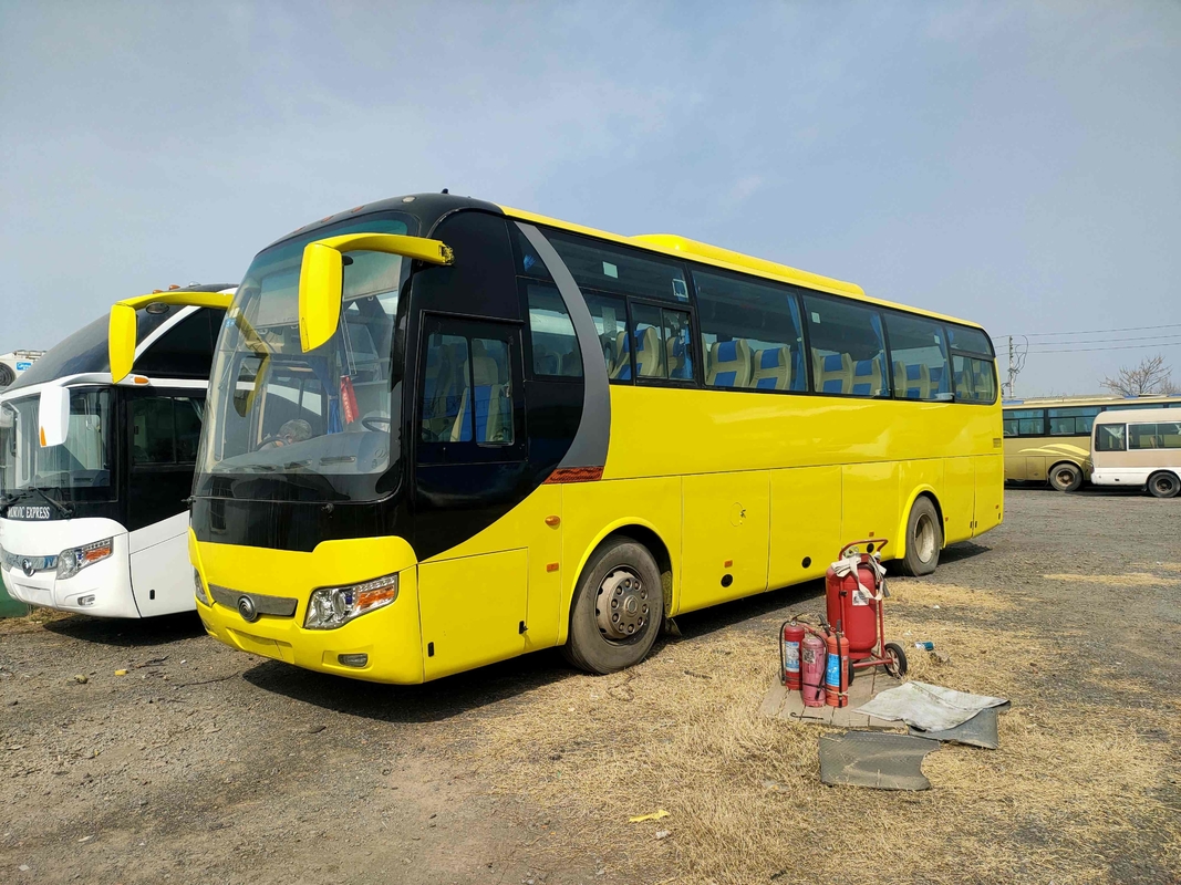 Used Shuttle Bus Yutong ZK6110 Rear Engine Bus 49seats Two Doors Airbag Suspension