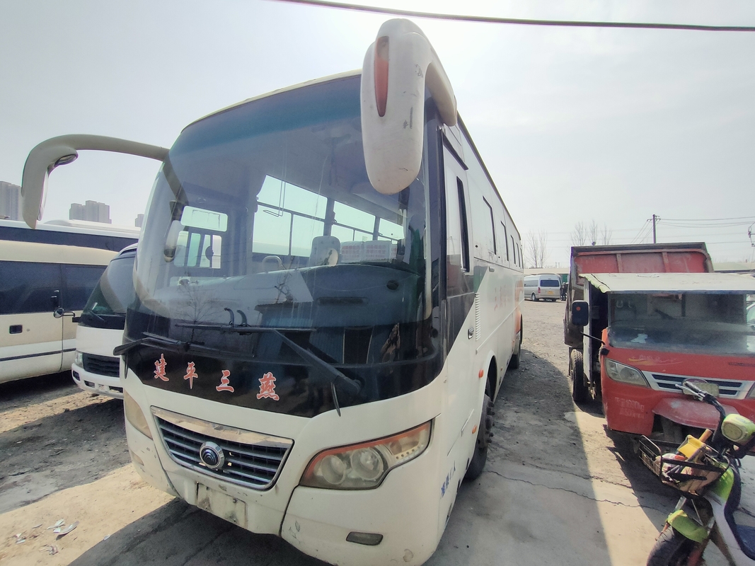 Used Coach Bus MINI Van 43seater Right Hand Drive Yutong Leaf Spring Suspension With Air Condition