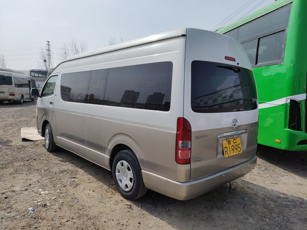 Japanese Used Buses Hiace 13 - 15seater Gasoline Engine Left Steering Toyota Brand