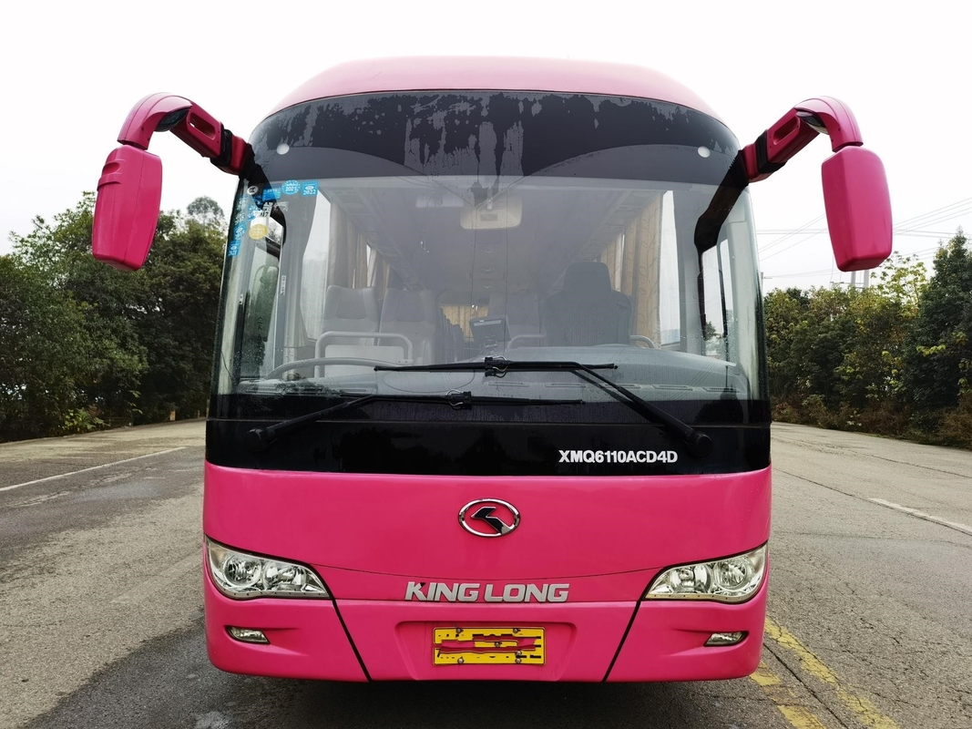 Coach Second Hand Kinglong Used Bus XMQ6110ACD4D 56 Seats 2+3 Layout Middle Passenger Door