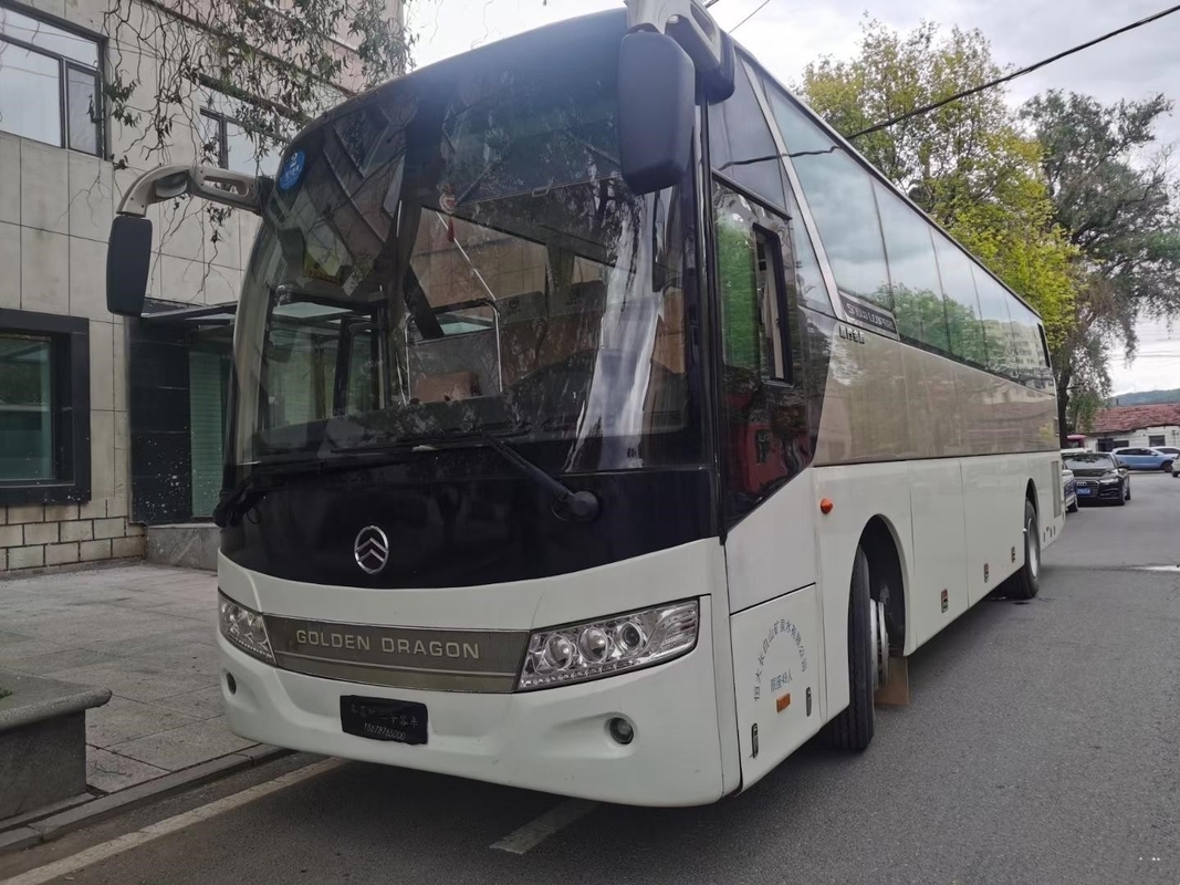 Used Tour Bus Used Golden Dragon Bus XML6113J68 49seats Double Doors Yuchai Engine