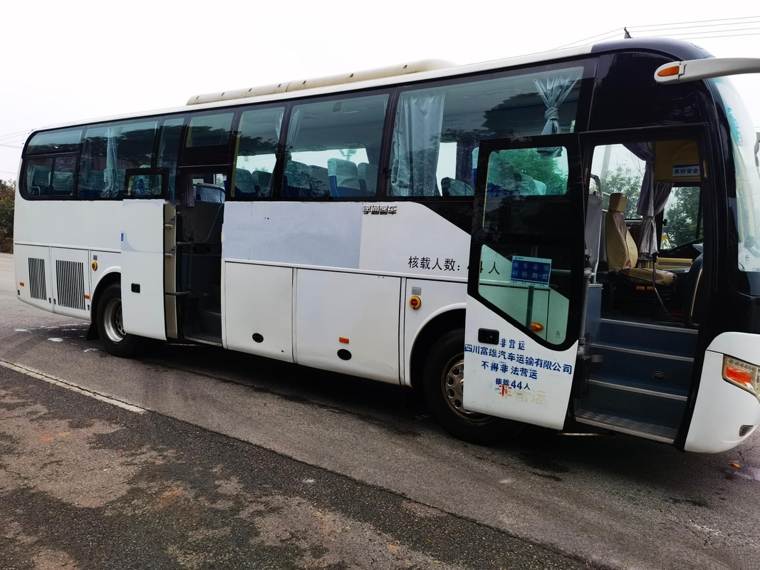 Yutong Second Hand Bus ZK6107HB Middle Door Yuchai Engine Refit Into EURO IV Emission