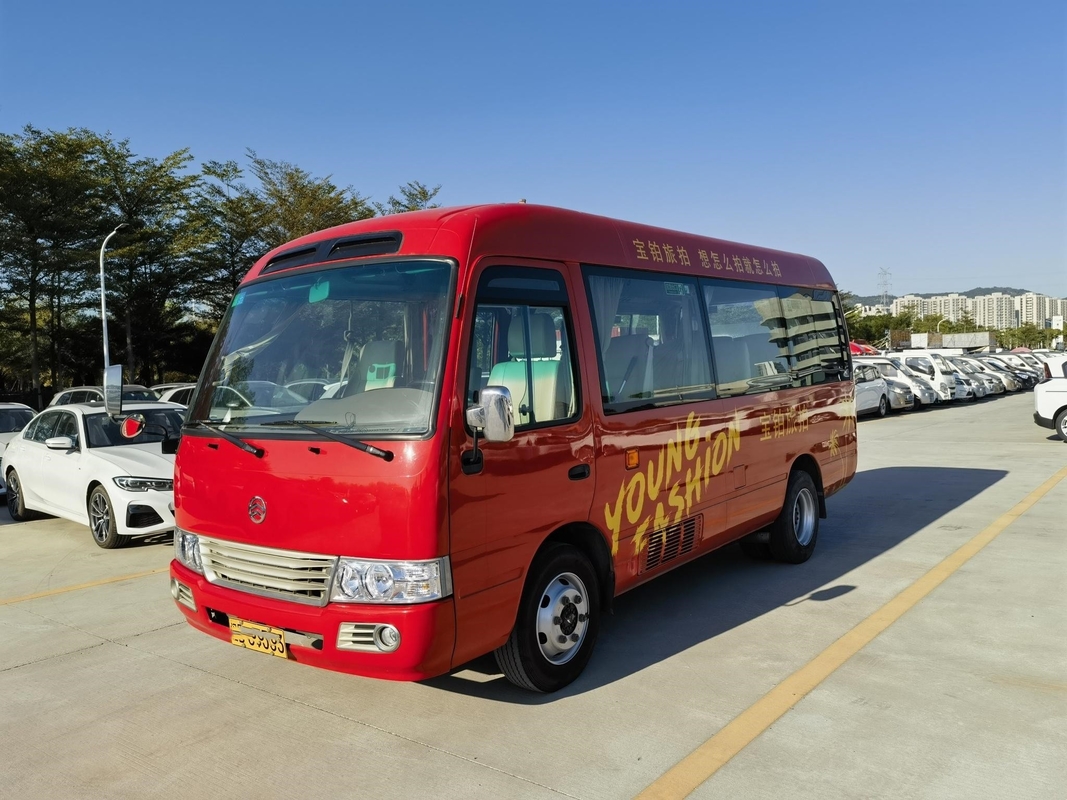 Used Small Bus Used Golden Dragon Bus XML6601J15 Front Engine 19 Seats 2020 Year