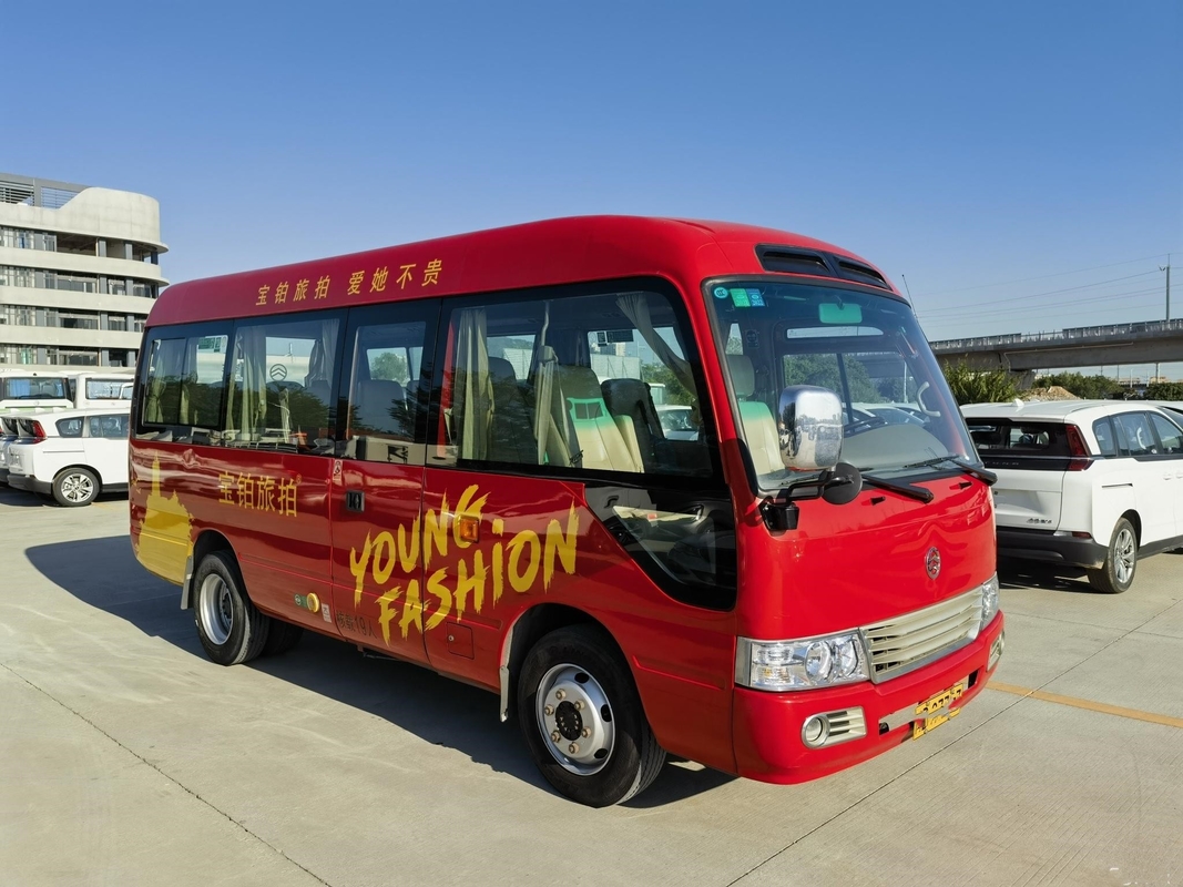 Used Small Bus Used Golden Dragon Bus XML6601J15 Front Engine 19 Seats 2020 Year