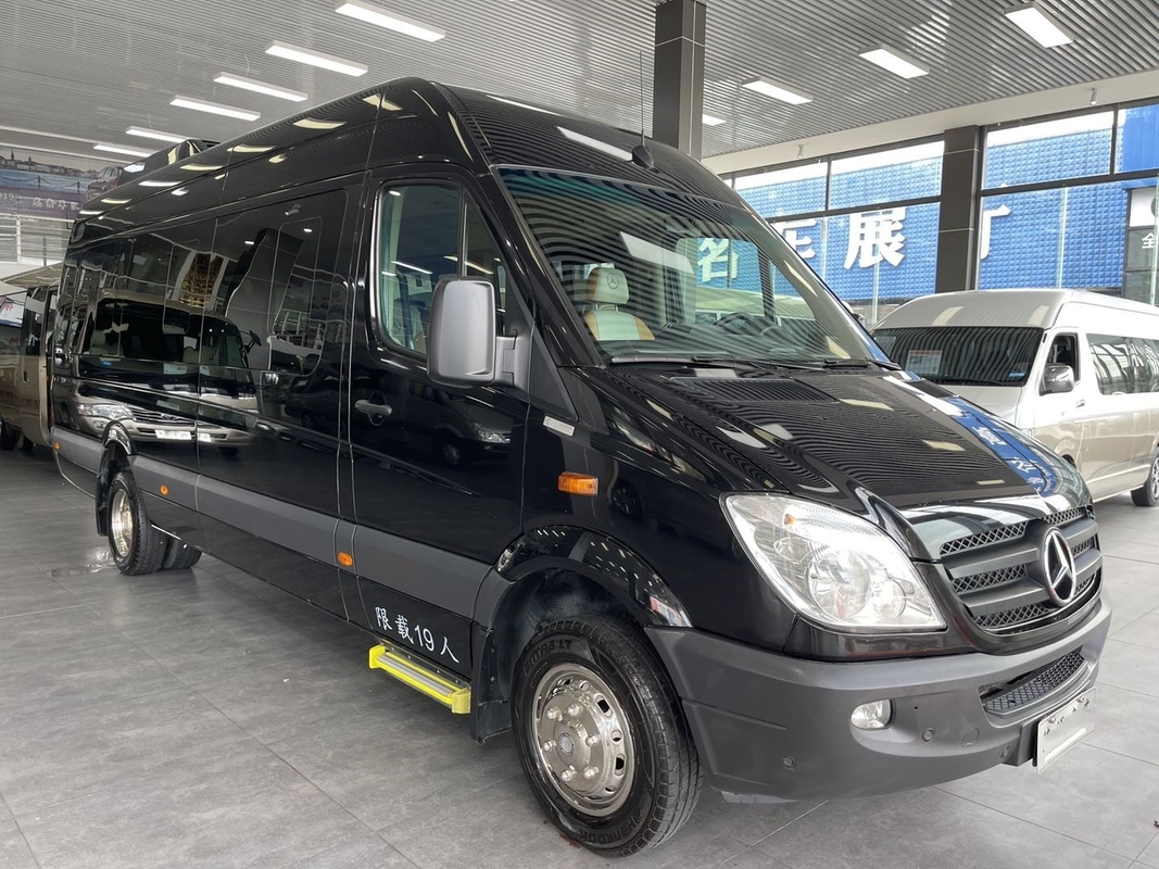 Used Luxury Buses Benz Commercial Mini Bus 19 Seats Front Engine Daimler Engine EURO V