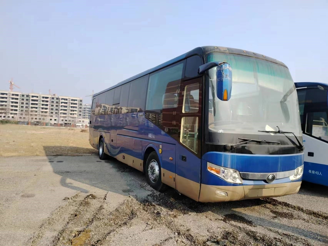 Used Passenger Bus 51 Seats Double Doors Leaf Spring Suspension Weichai Engine Young Tong Bus