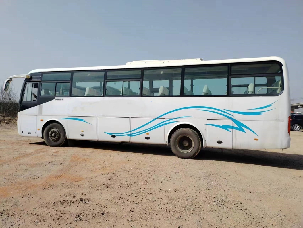 Second Hand Microbus 43 Seats Double Doors White Color Used Yutong Bus ZK6102D Yuchai Engine