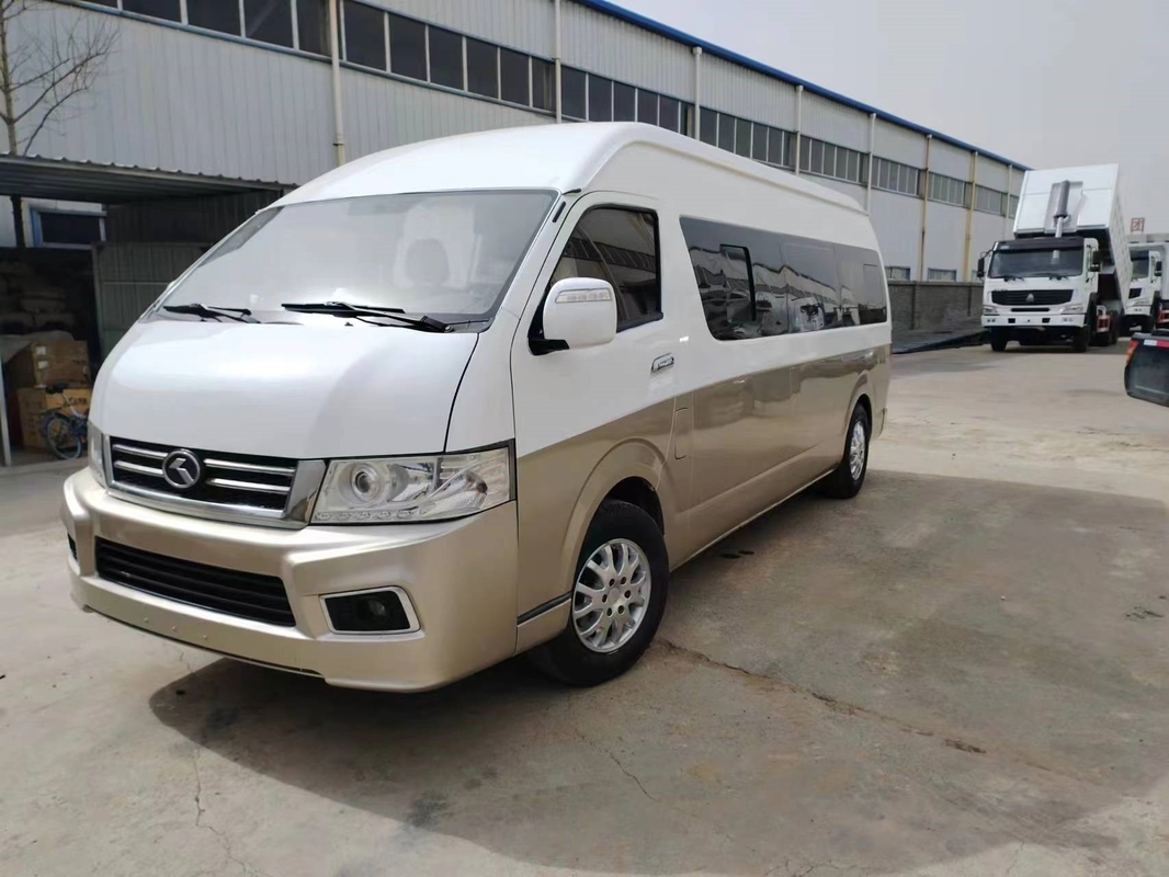 Cheap Second Hand Minibus 18 Seats Used Kinglong Hiace Bus Front Engine Vehicle TV