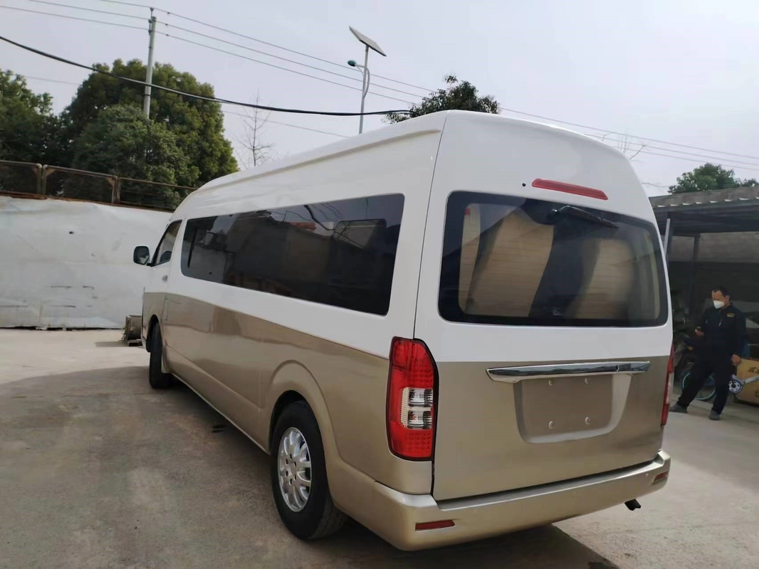 Cheap Second Hand Minibus 18 Seats Used Kinglong Hiace Bus Front Engine Vehicle TV