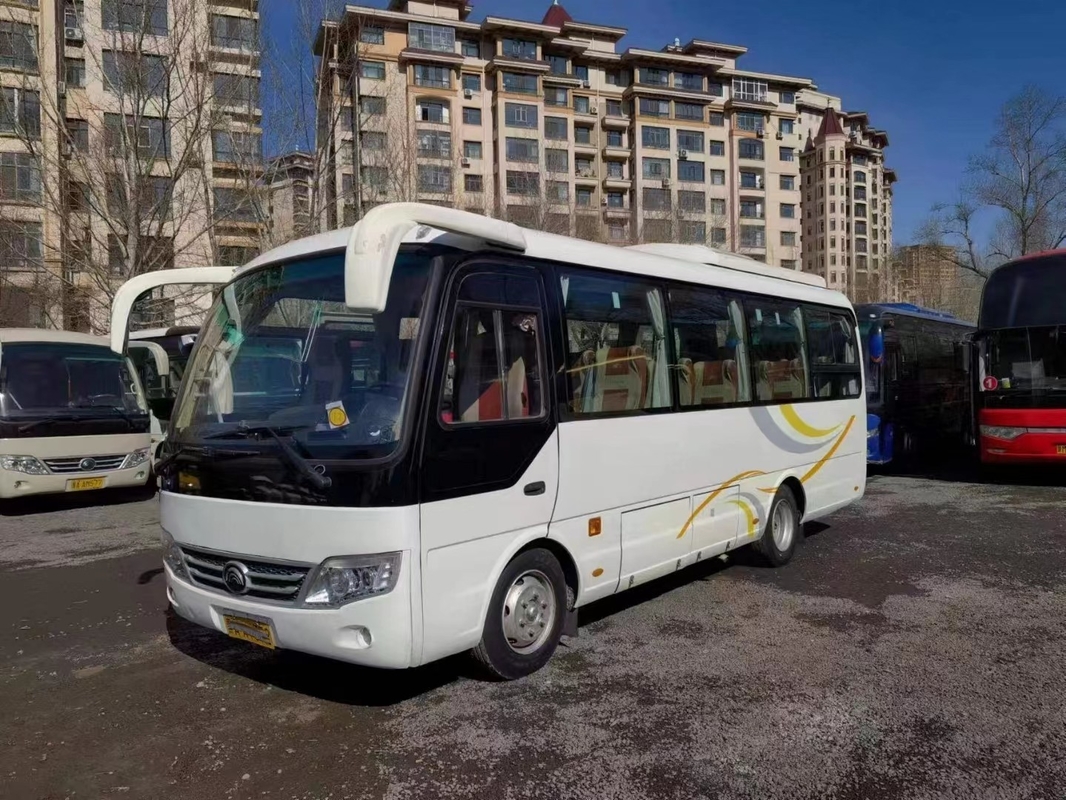2nd Hand Bus Sealing Windows 28 Seats Single Door Front Engine Used Young Tong Bus ZK6729D