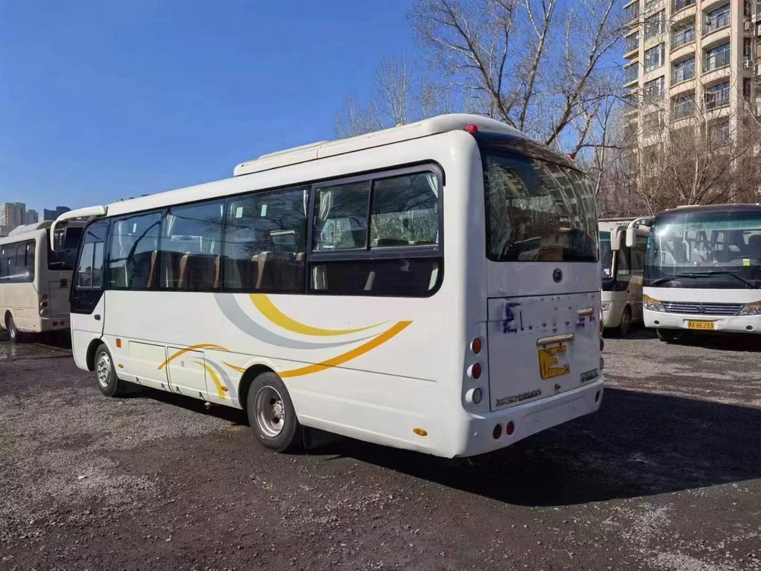 2nd Hand Bus Sealing Windows 28 Seats Single Door Front Engine Used Young Tong Bus ZK6729D