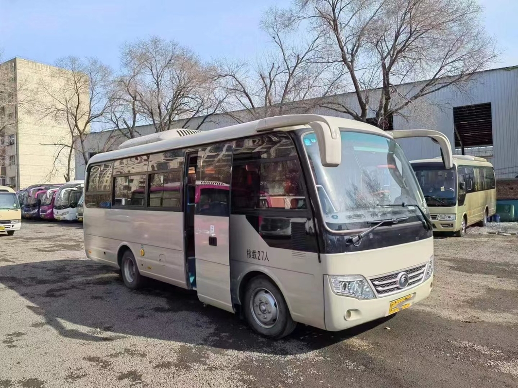 Used Passenger Bus Front Yuchai Engine 2017 Year Second Hand Yutong Bus Sliding Windows 27 Seats