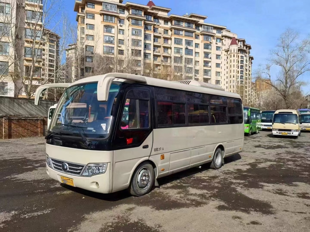 Used Passenger Bus Front Yuchai Engine 2017 Year Second Hand Yutong Bus Sliding Windows 27 Seats