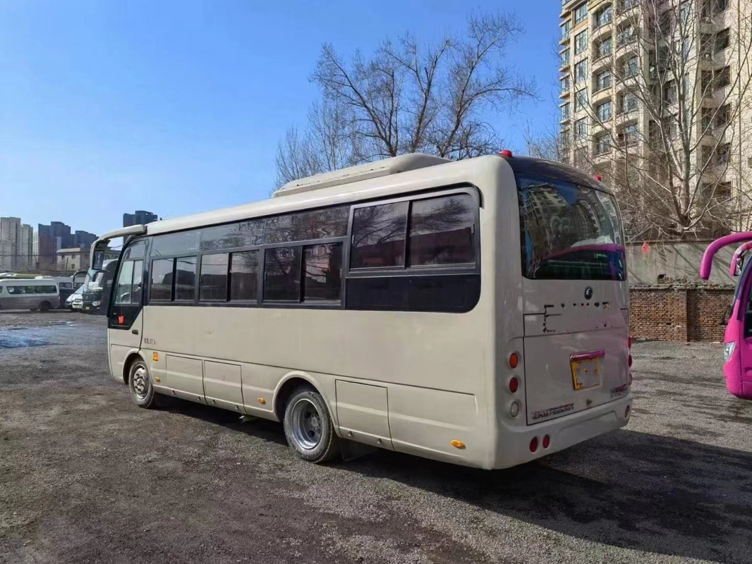 Used Passenger Bus Front Yuchai Engine 2017 Year Second Hand Yutong Bus Sliding Windows 27 Seats