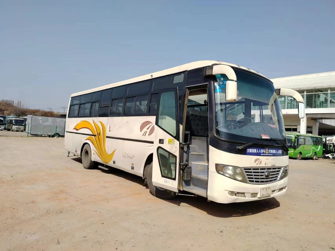 Used Motor Coaches Double Doors Sliding Windows 45 Seats Second Hand Young Tong Bus ZK6106D