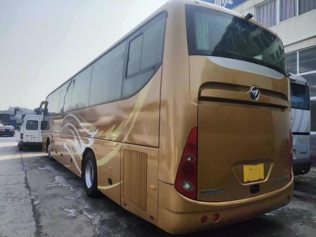 Used Luxury Bus Middle Door 53 Seats Second Hand Foton Bus BJ6120 Sealing Window Weichai Engine